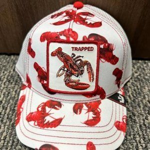 Goorin Farm Trucker Hat Cap Wicked Lobstah Lobster Trapped